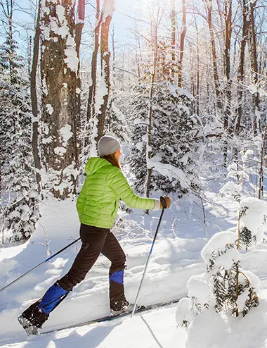 La pratique du ski de fond
